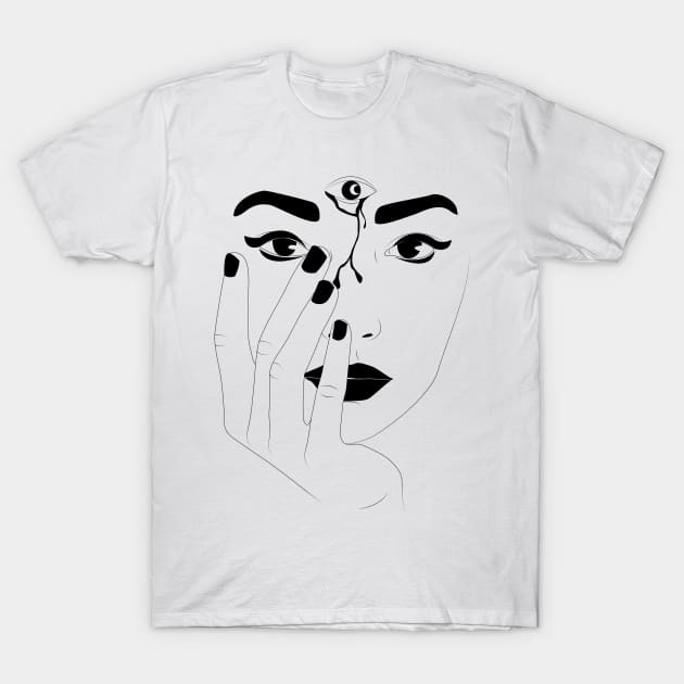 Third Eye T-Shirt by ellehell